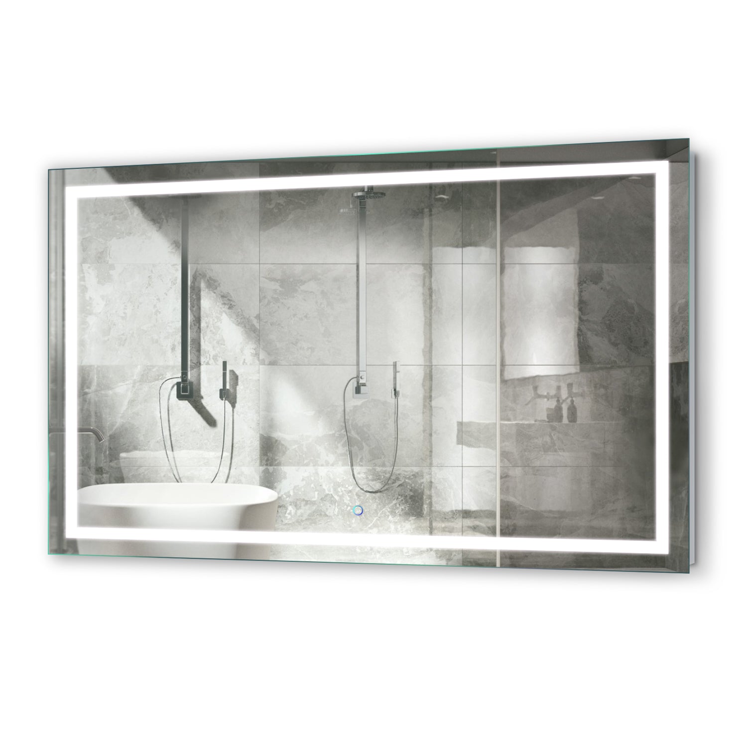 Krugg Icon 54" X 36" LED Wall Mirror ICON5436 - Backyard Provider