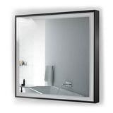 Krugg Soho 36" X 36" Black LED Bathroom Mirror SOHO3636B - Backyard Provider