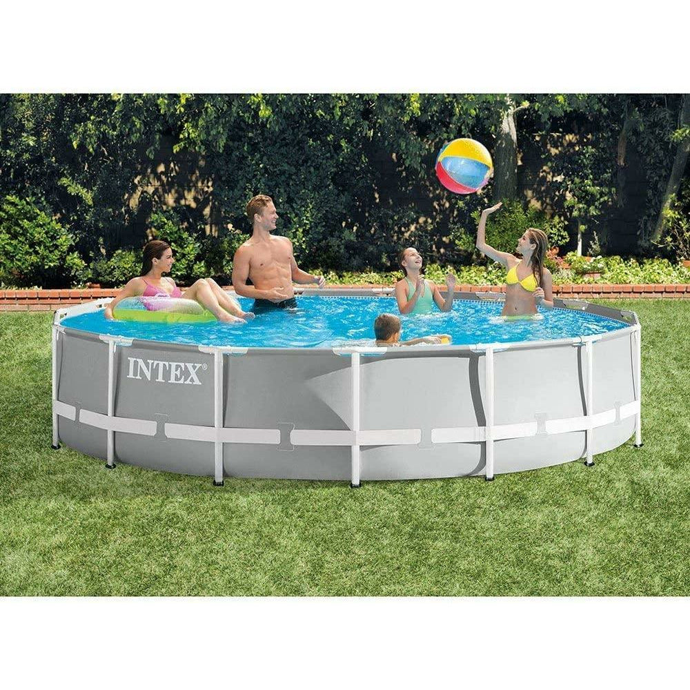 Intex 15ft x 42in Prism Frame Pool Above ground swimming Pool Set with