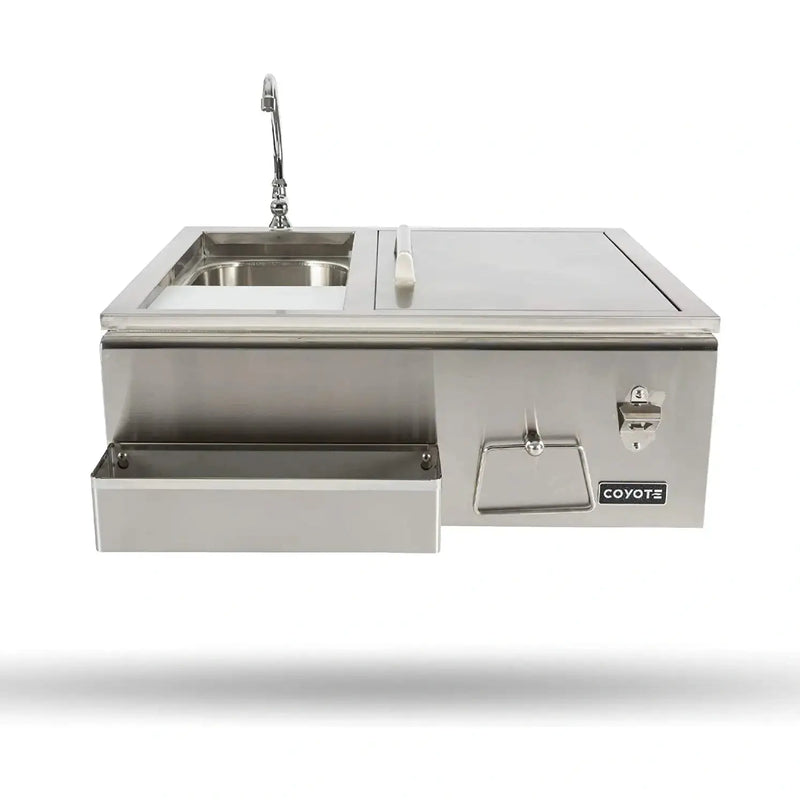 Coyote Refreshment Center w/ Sink, Faucet, DI Cooler - CRC