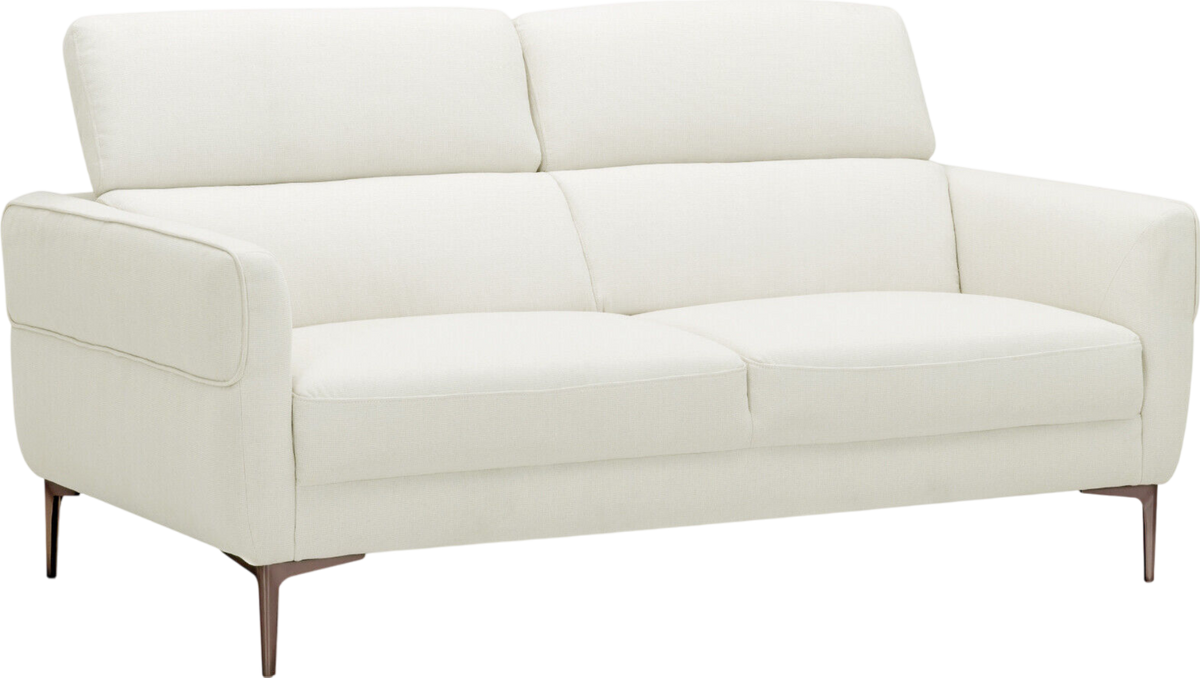 Costway Modern Loveseat Sofa 72.5" with Adjustable Headrest New - HV10184WL-12WH