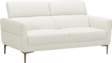 Costway Modern Loveseat Sofa 72.5" with Adjustable Headrest New - HV10184WL-12WH