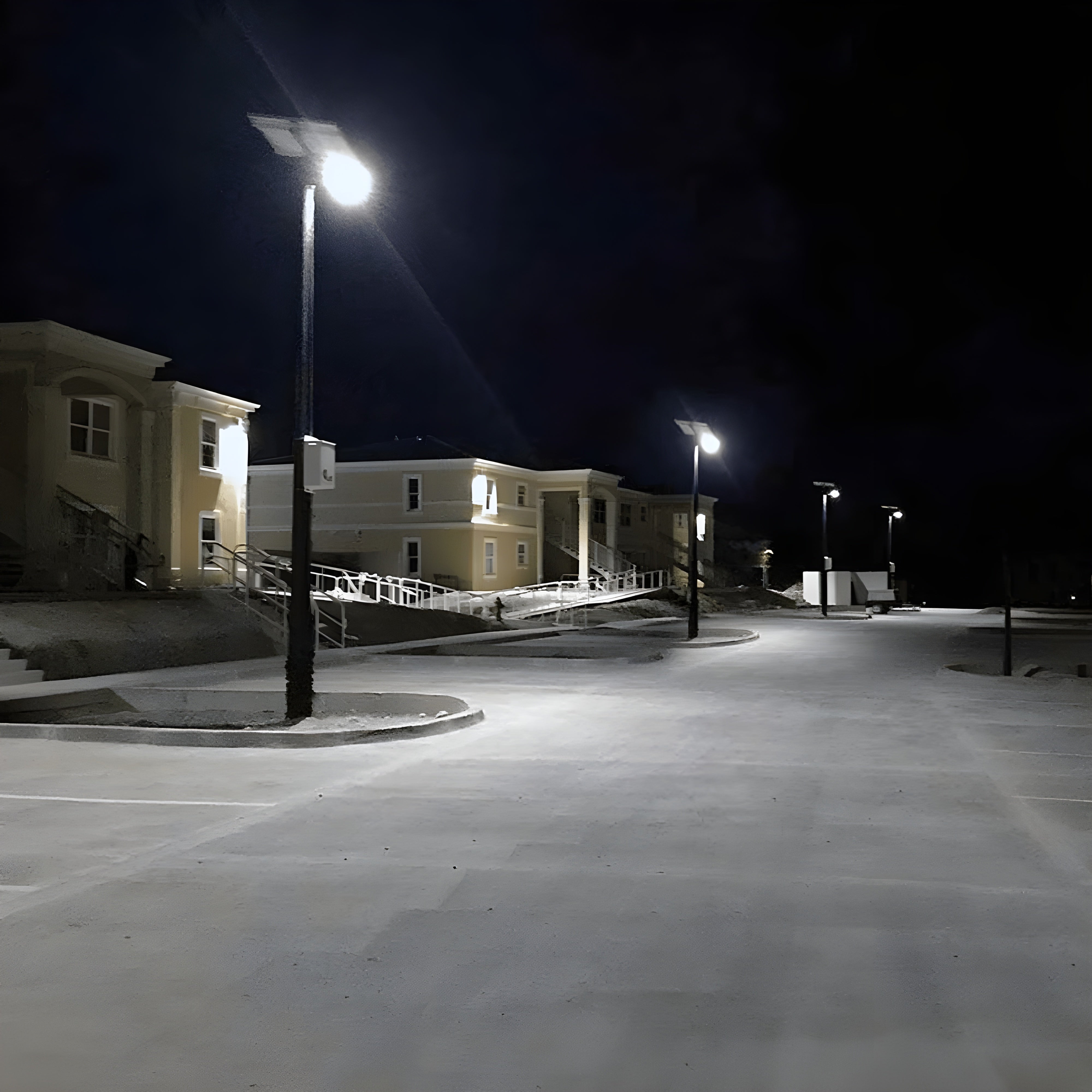 AVS Energy Solar LED Flood Light 15 Watt 2100 Lumens 5000K - AVS-BLK-15W