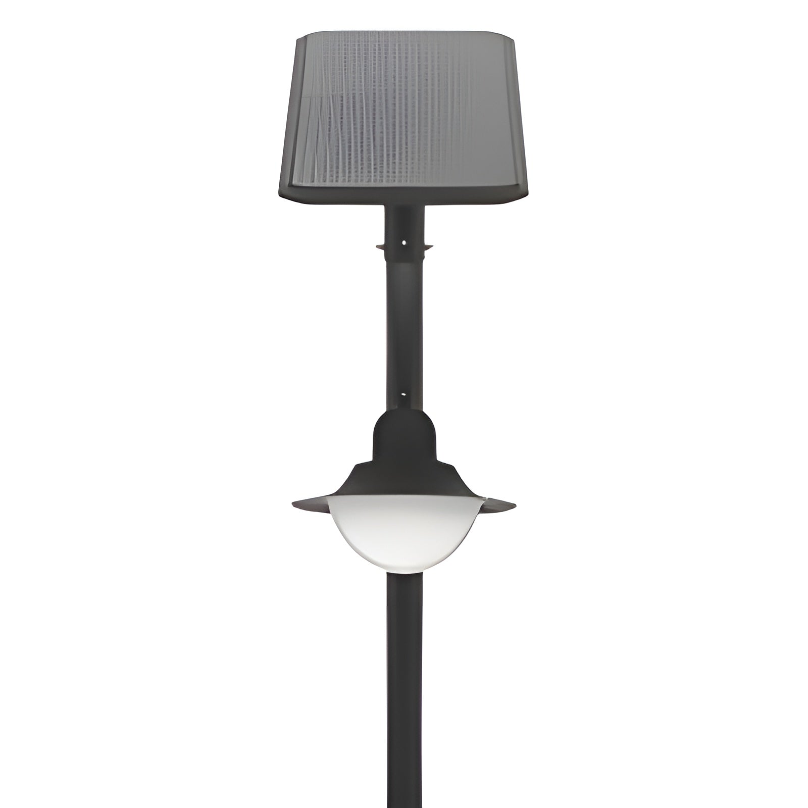 AVS Energy Solar Street Pole Light 20 Watt 3000 Lumens 5000K Black Housing Pathway Lighting Garden Light Solar Post Top CAPE Light -  AVS-CAPE-20W