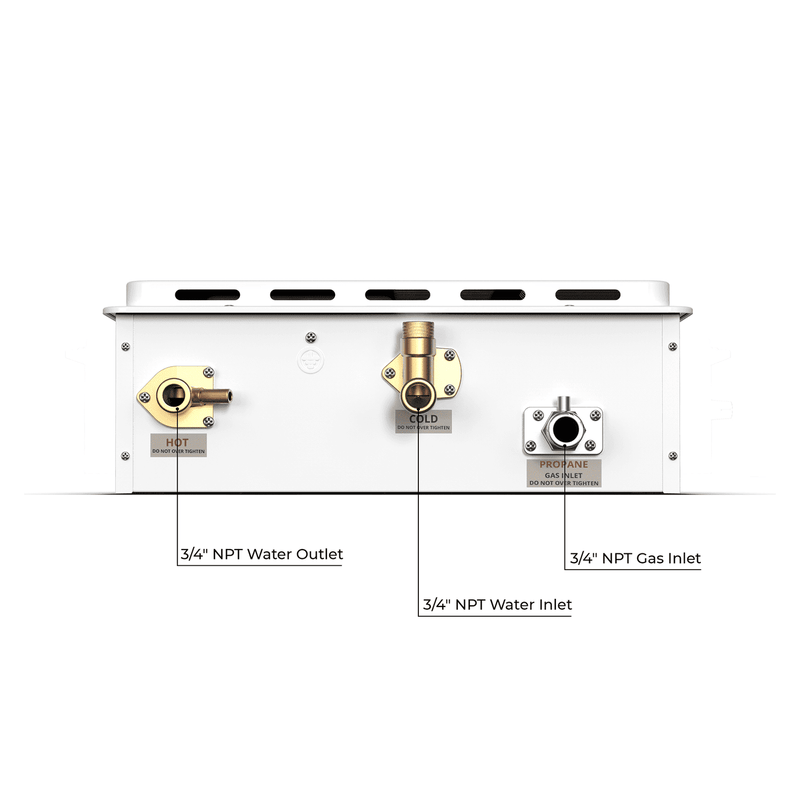 Eccotemp Builder Grade 7.0 GPM Outdoor Liquid Propane Tankless Water Heater Manufacturer RFB 7GB-LP