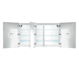 Krugg Svange 6036DLLR 60" X 36" Double LED Medicine Cabinet with Dimmer & Defogger SVANGE6036DLLR - Backyard Provider