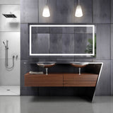 Krugg  Icon 60" X 30" LED Bathroom Mirror  with Dimmer & Defogger Large Lighted Vanity Mirror ICON6030 - Backyard Provider