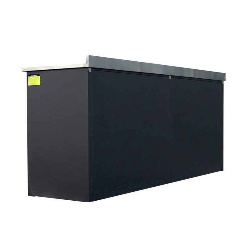 Chery Industrial 7' Garage Storage Cabinets with Workbench 20 Drawers