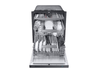 SAMSUNG DW80R9950UG Smart Linear Wash 39dBA Dishwasher in Black Stainless Steel - DW80R9950UG-KT