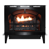 Buck Stove Townsend II 32,000 BTU's Vent Free Steel Series Gas Stove New - NVS-TOWNSEND-BLK-LP