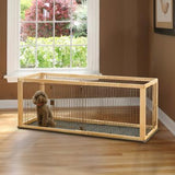 Richell Expandable Pet Crate Natural For Small And Medium Size Dogs - 80007