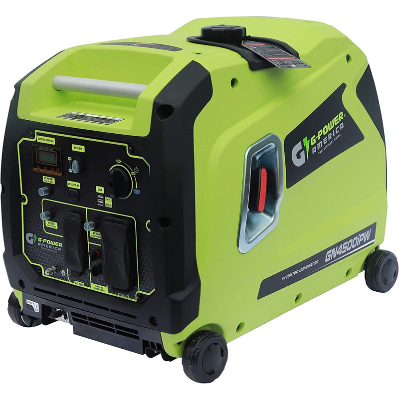 Green-Power America 4,500/3,600 W Gas Portable Inverter Generator - GN4500iPW