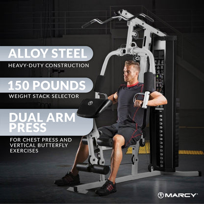Marcy Dual-Functioning Upper Lower Body Fitness Workout 150-Pound (Open Box) - 166563