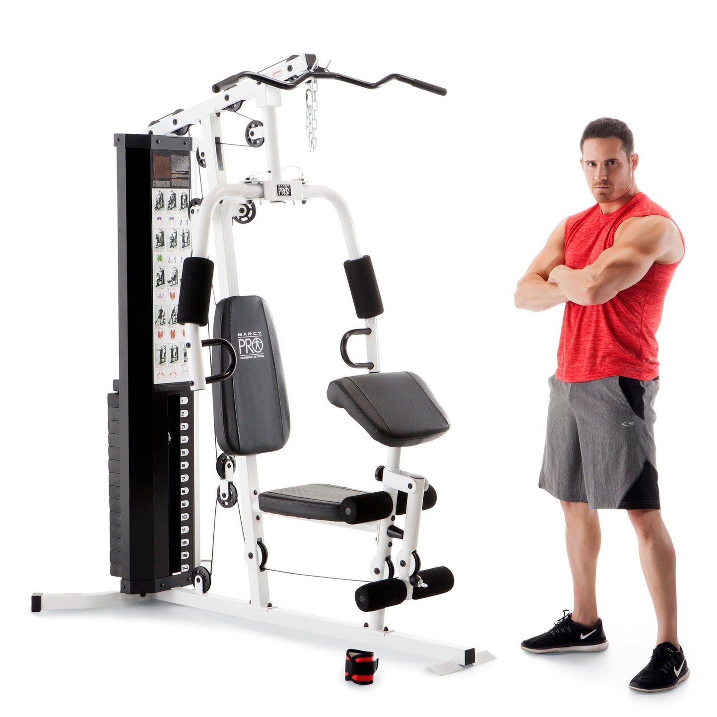 Marcy Dual-Functioning Upper Lower Body Fitness Workout 150-Pound (Open Box) - 166563