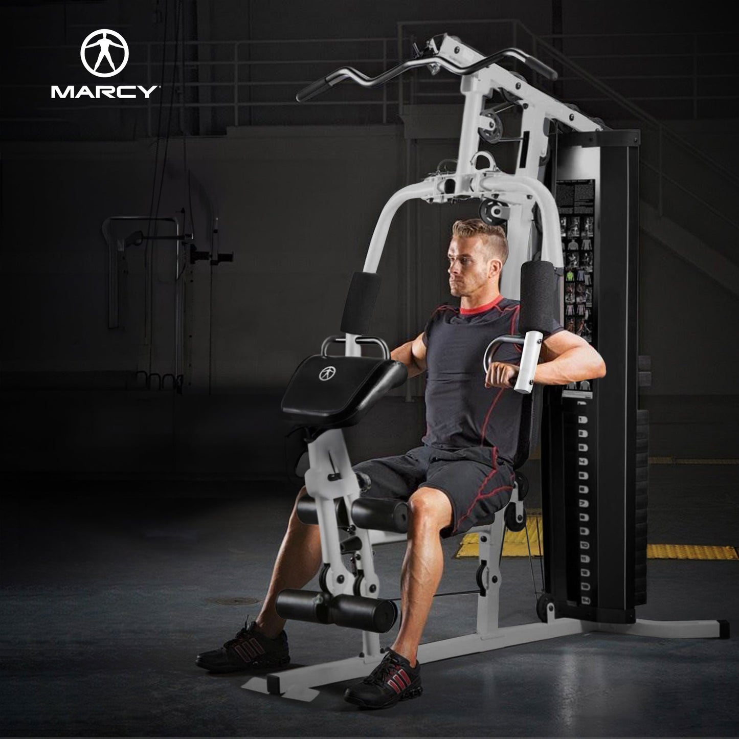 Marcy Dual-Functioning Upper Lower Body Fitness Workout 150-Pound (Open Box) - 166563