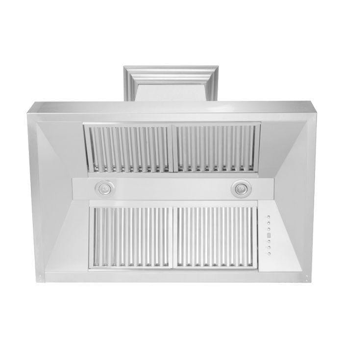 ZLINE 48 in. DuraSnow® Stainless Steel Range Hood with DuraSnow® Shell, 8654SN-48