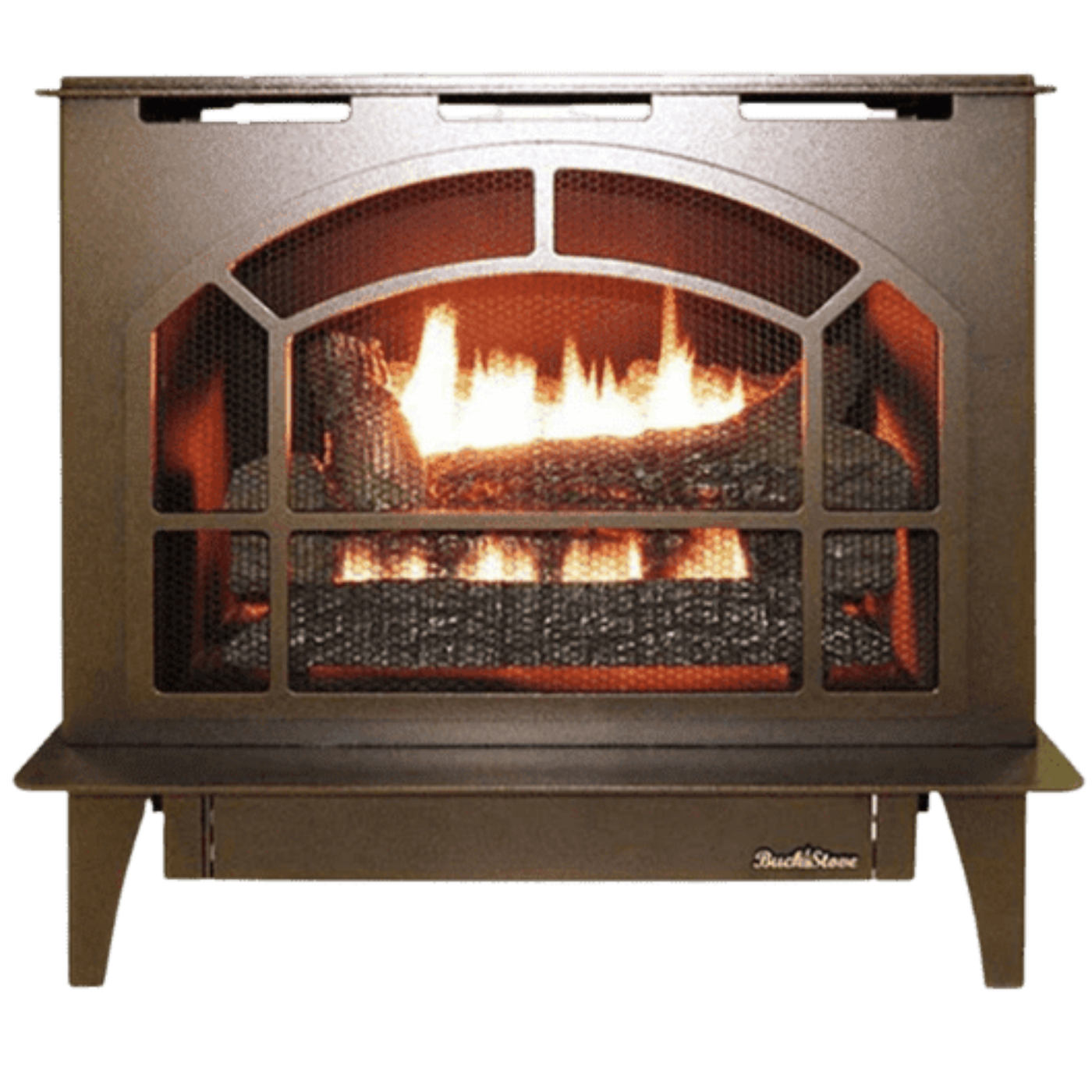 Buck Stove Townsend II 32,000 BTU's Vent Free Steel Series Gas Stove New - NVS-TOWNSEND-BLK-LP