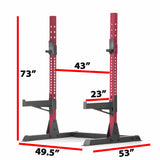 XMark Squat Rack Home Gym Package - XM-9050-OLY-PKG - Backyard Provider