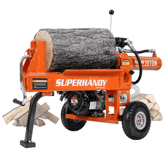 Super Handy Portable 20 Ton Gas Powered Log Splitter New - GUO077