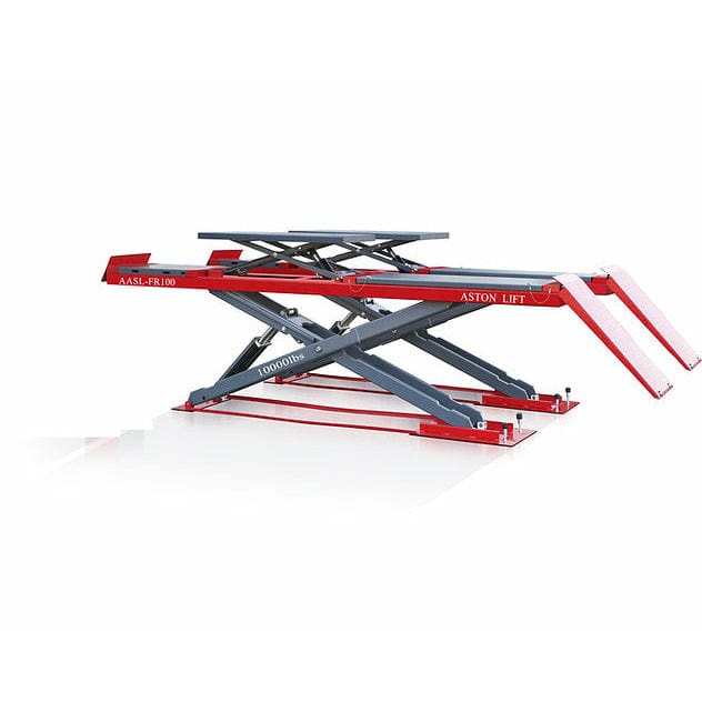 Aston Full-Rise Alignment Scissor Lift 10000 lbs. Double Scissors - AASL-FR100 - Backyard Provider