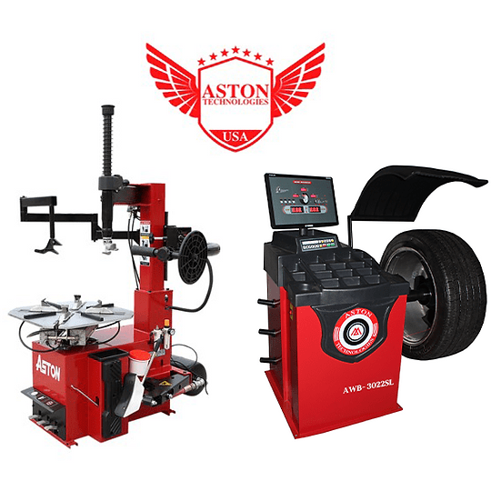 Aston Tire Changer 2.0HP Stronger Motor & Wheel Balancer Combo - 5800-3022 - Backyard Provider