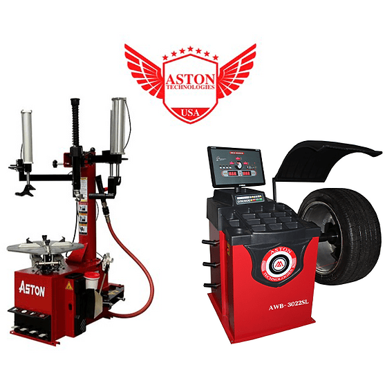 Aston Tire Changer 2.0HP Stronger Motor & Wheel Balancer Combo - 8823-3022 - Backyard Provider