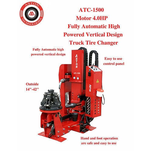 Aston Fully Automatic Truck Tire Changer Vertical Designed - ATC-1500 - Backyard Provider