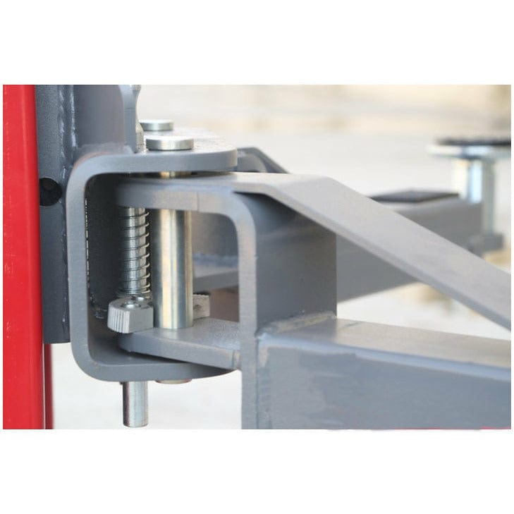 Aston 2-Post Car Lift Overhead Symmetric Single Point Lock Release - AL-100RH - Backyard Provider