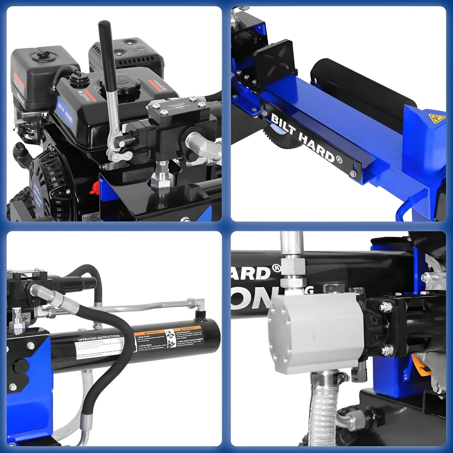 BILT HARD 20-Ton Gas Log Splitter, Hydraulic - TGA-0213