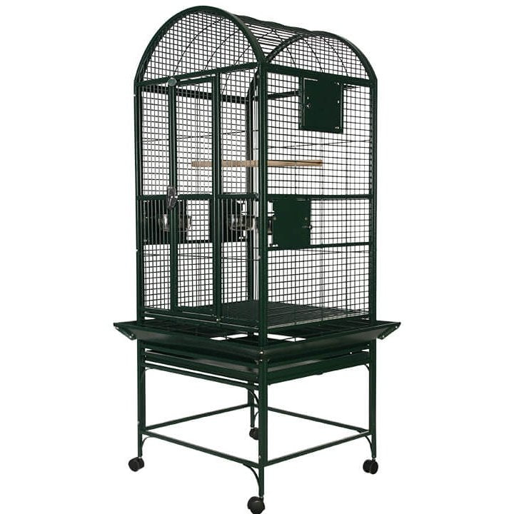 A&E 24"X22" Dome Top Bird Cage - 9002422 Black