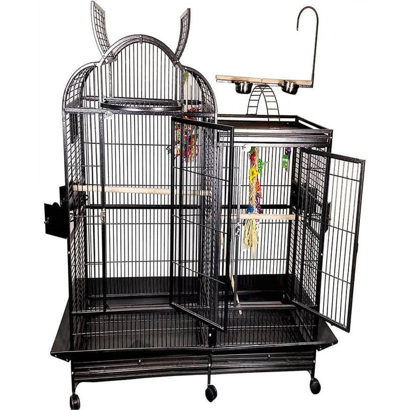 A&E 42"x26" Split Level House Bird Cage with Divider - PC-4226D