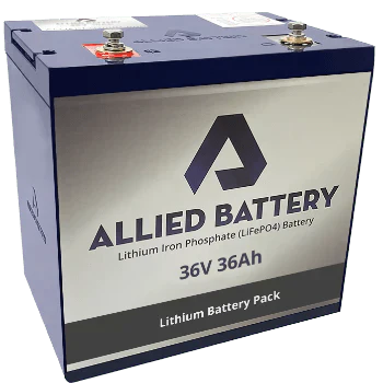 Allied Lithium Battery - 36V 36 Amp Golf Cart Individual AB-INDV-36V-36AH