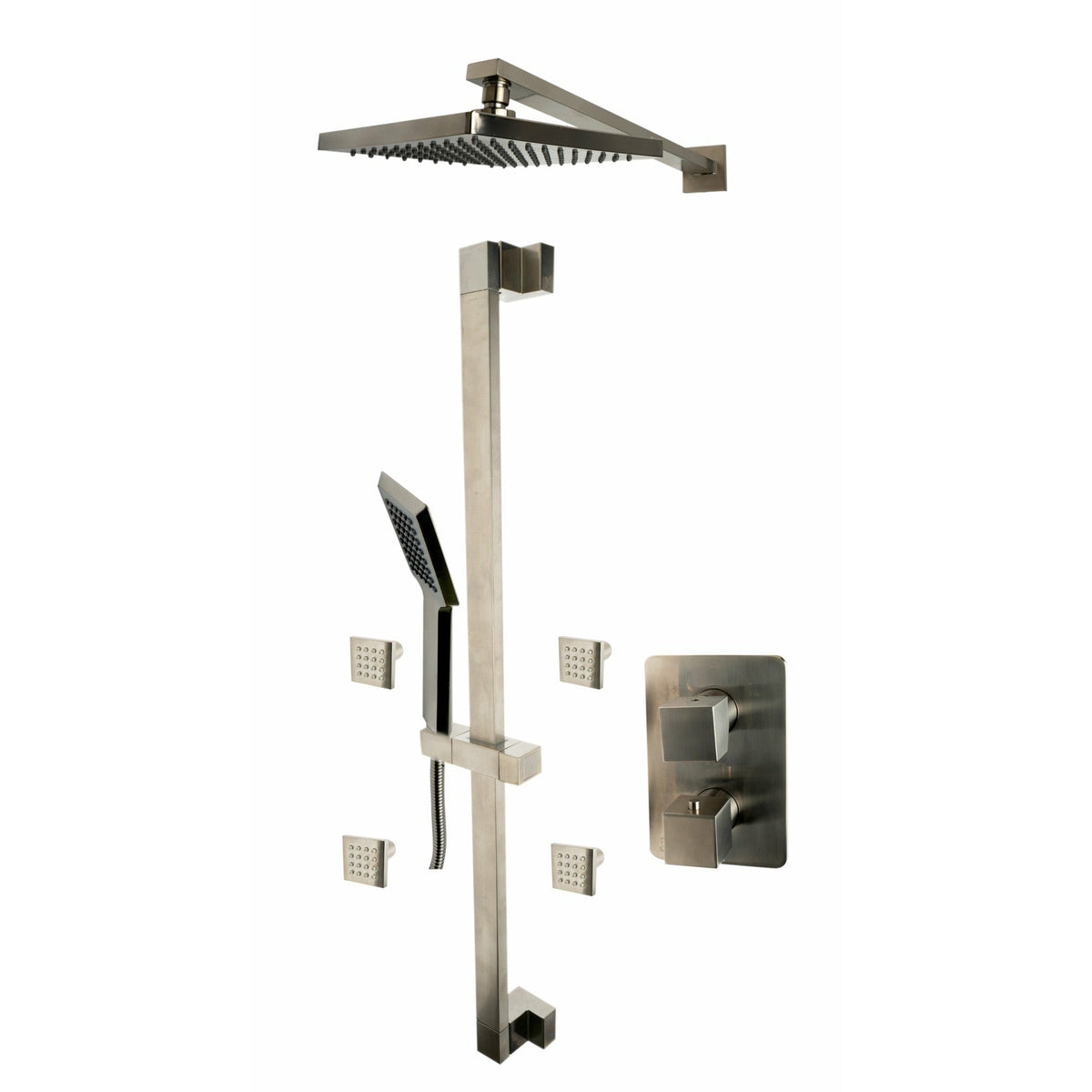 ALFI 3 Way Thermostatic Shower Set with Body Sprays AB2287