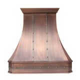 Akicon Custom Handcrafted Copper Range Hood for Chris - AKH712C-C