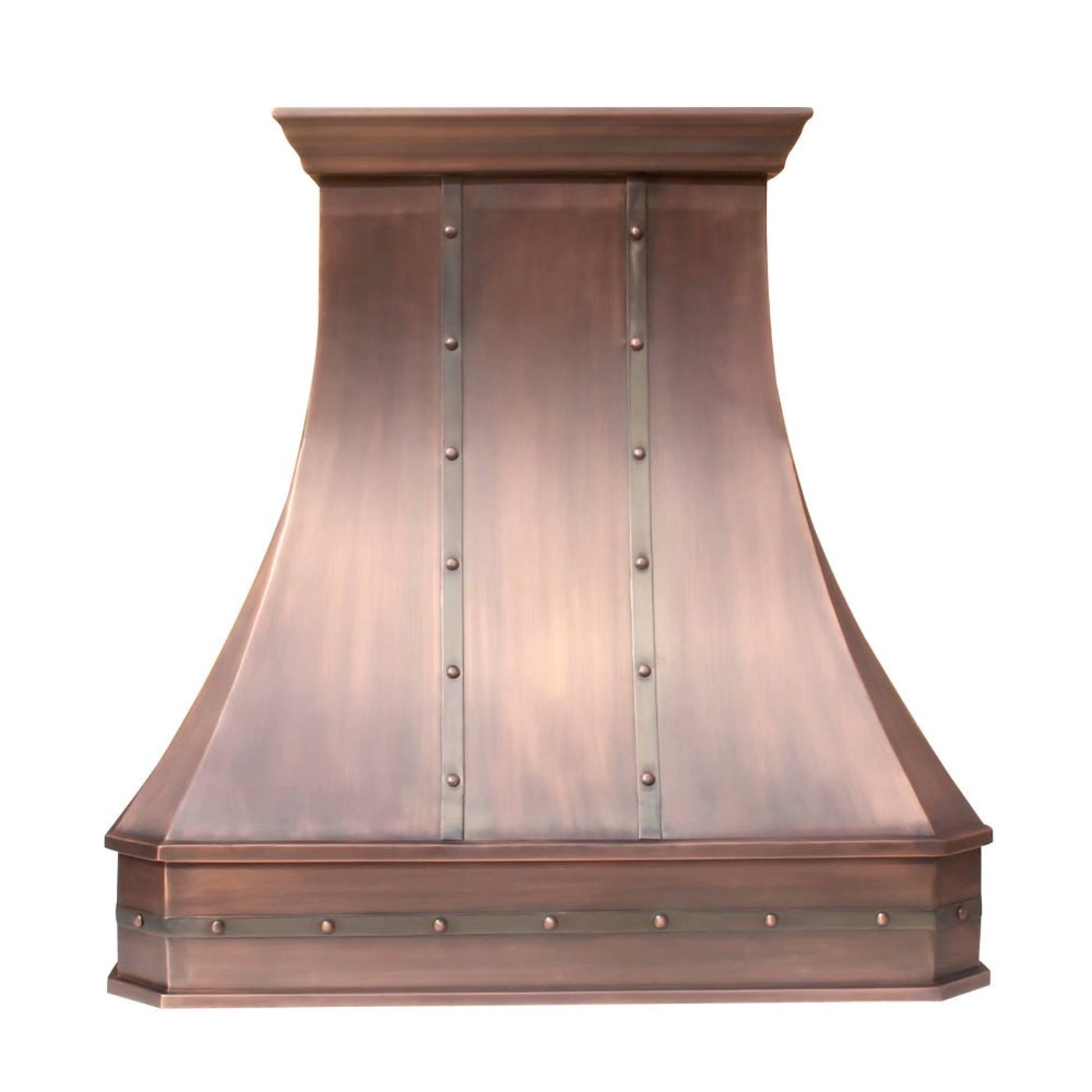 Akicon Custom Handcrafted Copper Range Hood for Chris - AKH712C-C