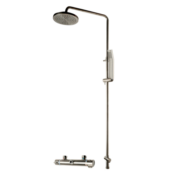 ALFI Round Style Thermostatic Exposed Shower Set - Ab2867