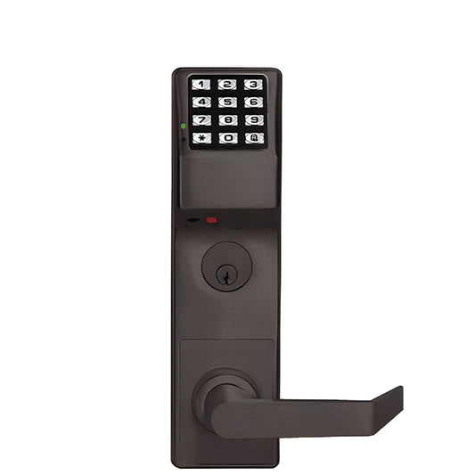 Alarm Lock Trilogy Classroom Mortise Lever Set w/ High Capacity Audit Trail - US10B - Durondic Bronze - Left Handed - Grade 1 - ALL-DL3500CRL-10B