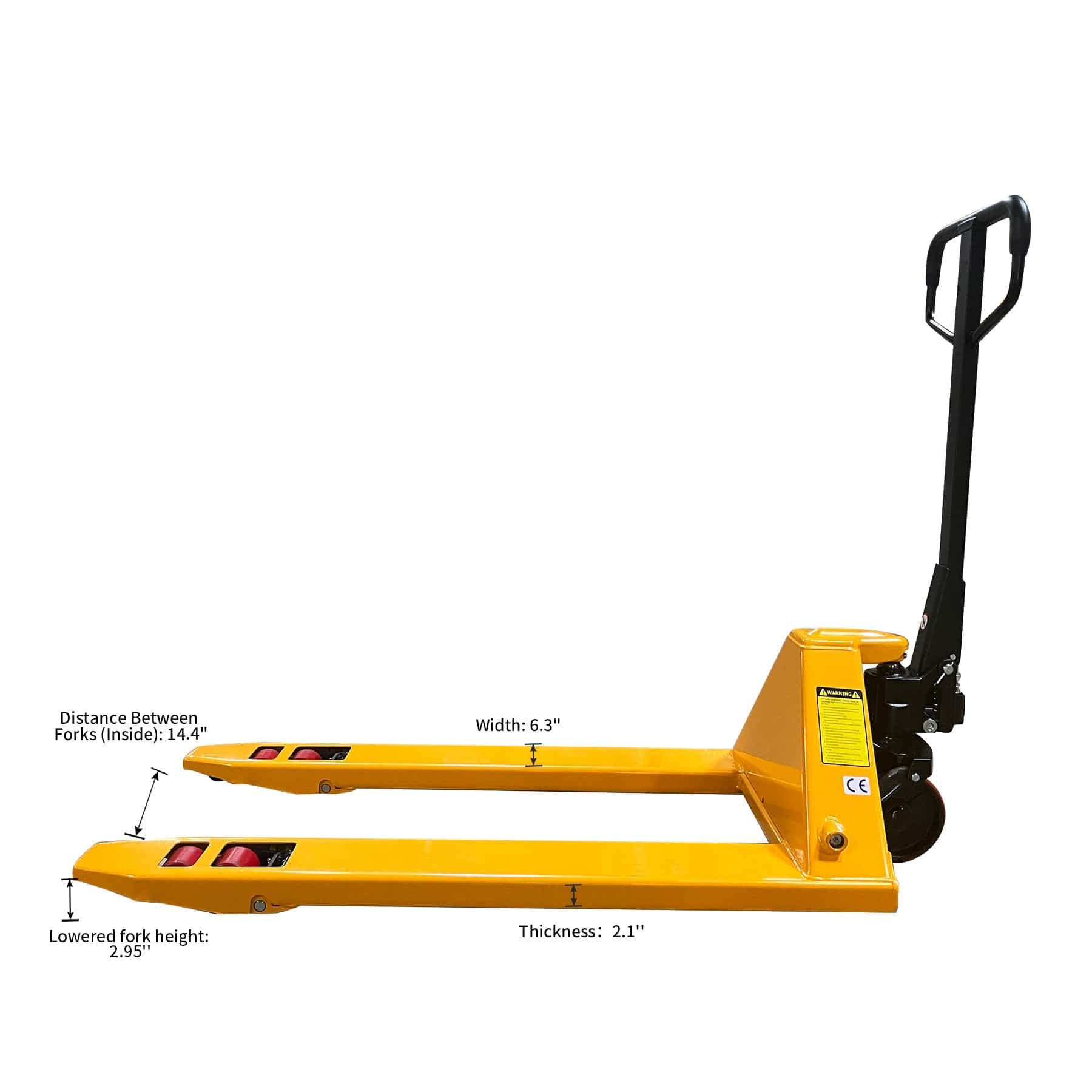 Apollolift Heavy Duty Manual Hand Pallet Jack for Material Handling 7700 lbs 48" x27"Fork A-1008 - Backyard Provider