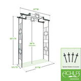 Achla Designs Square-on-Squares Arbor II - ARB-26