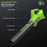 Greenworks 48V 21" Mower, Trimmer & Blower Combo Kit w/ Batteries - 1349002