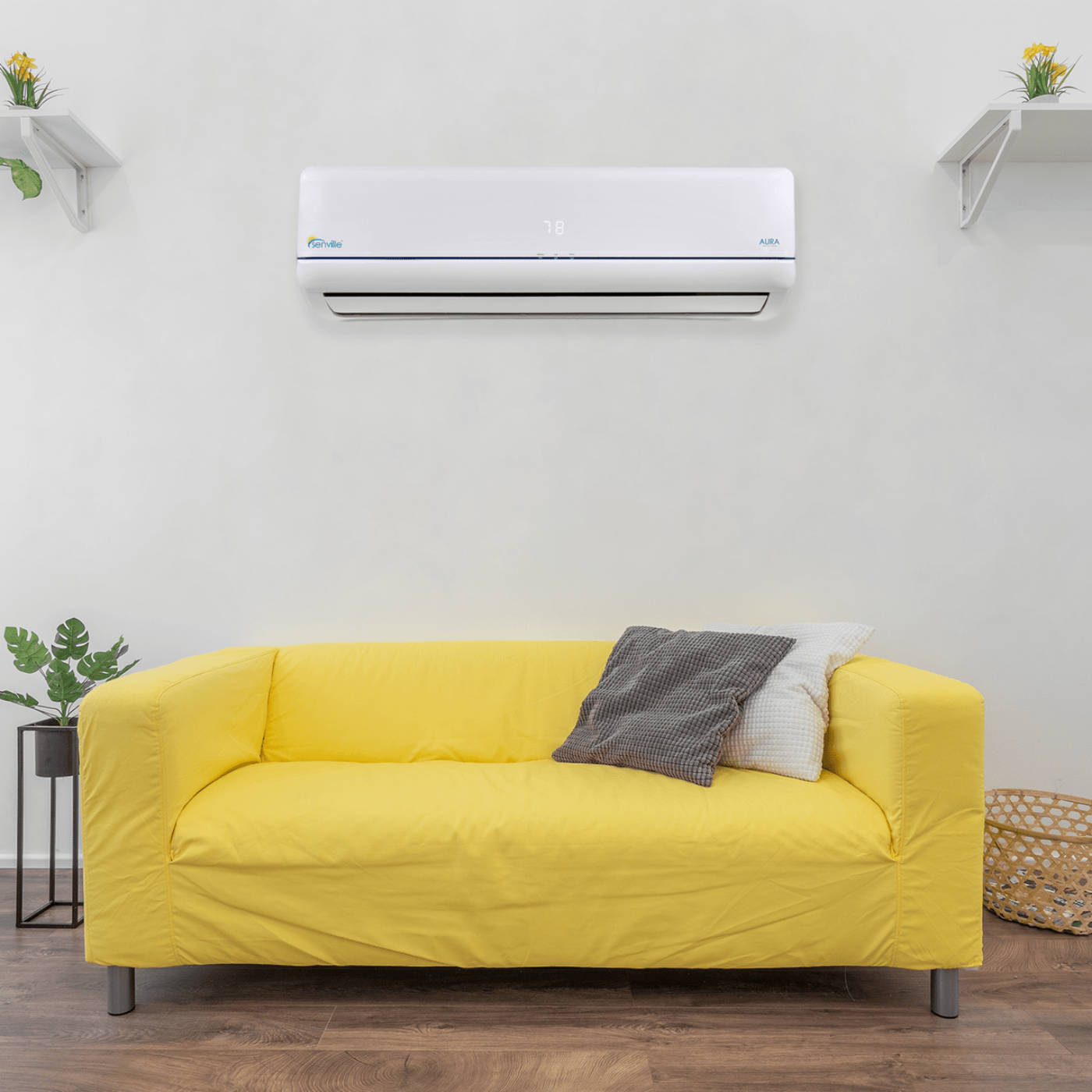 Senville AURA 18000 BTU Mini Split Air Conditioner and Heat Pump - SENA/18HF