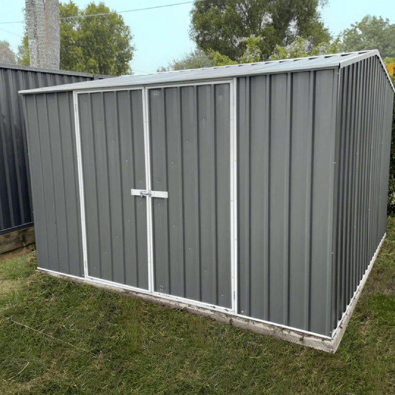 Absco 10x10x7 ft Premier Metal Storage Shed - AB1002