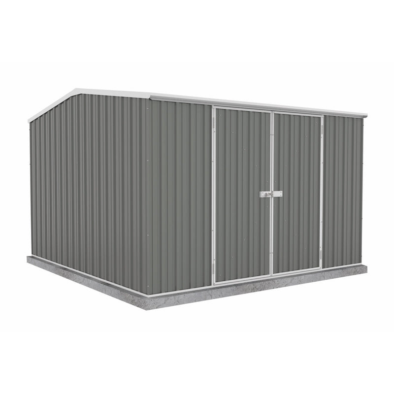 Absco 10x10x7 ft Premier Metal Storage Shed - AB1002