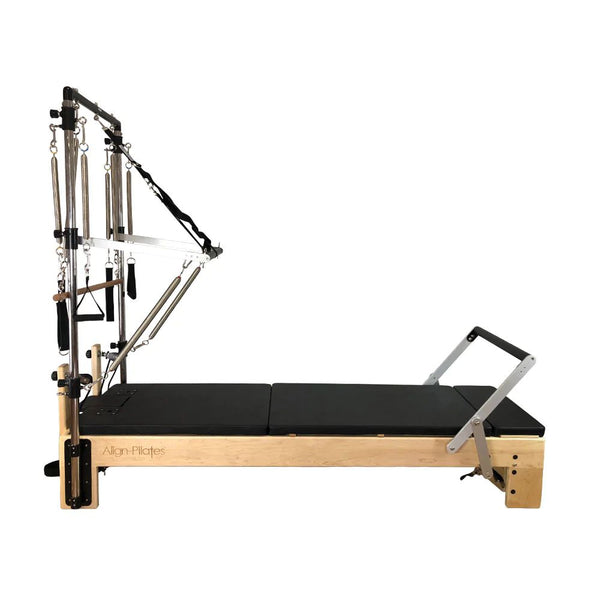 Align Pilates M8 Pro Maple Wood Reformer with Tower PAPREFORMERM8PTB