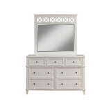 Alpine Potter 7 Drawer Dresser, White - 955-03