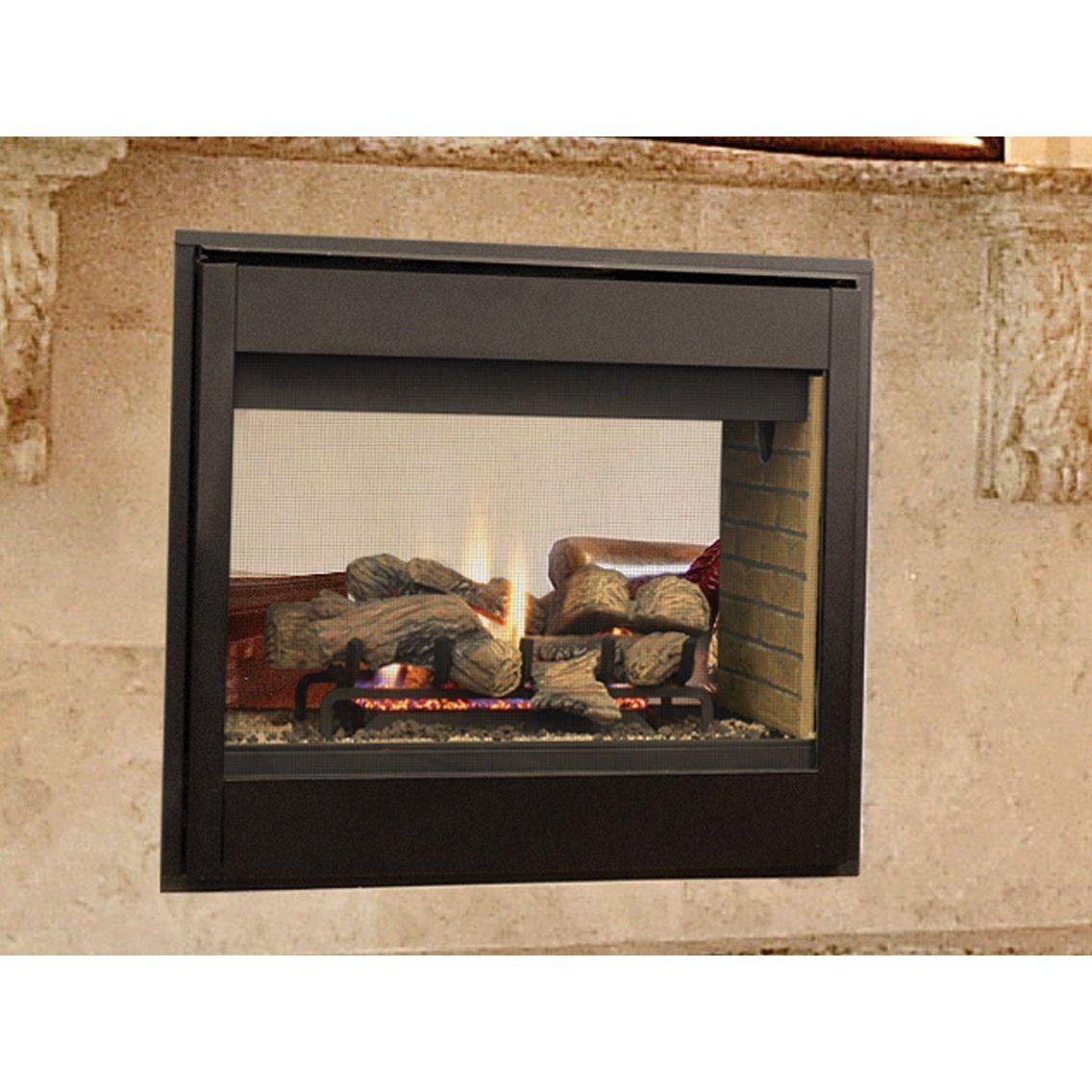 Astria Eros St 35" 2 Sided Traditional Direct Vent Gas Fireplace