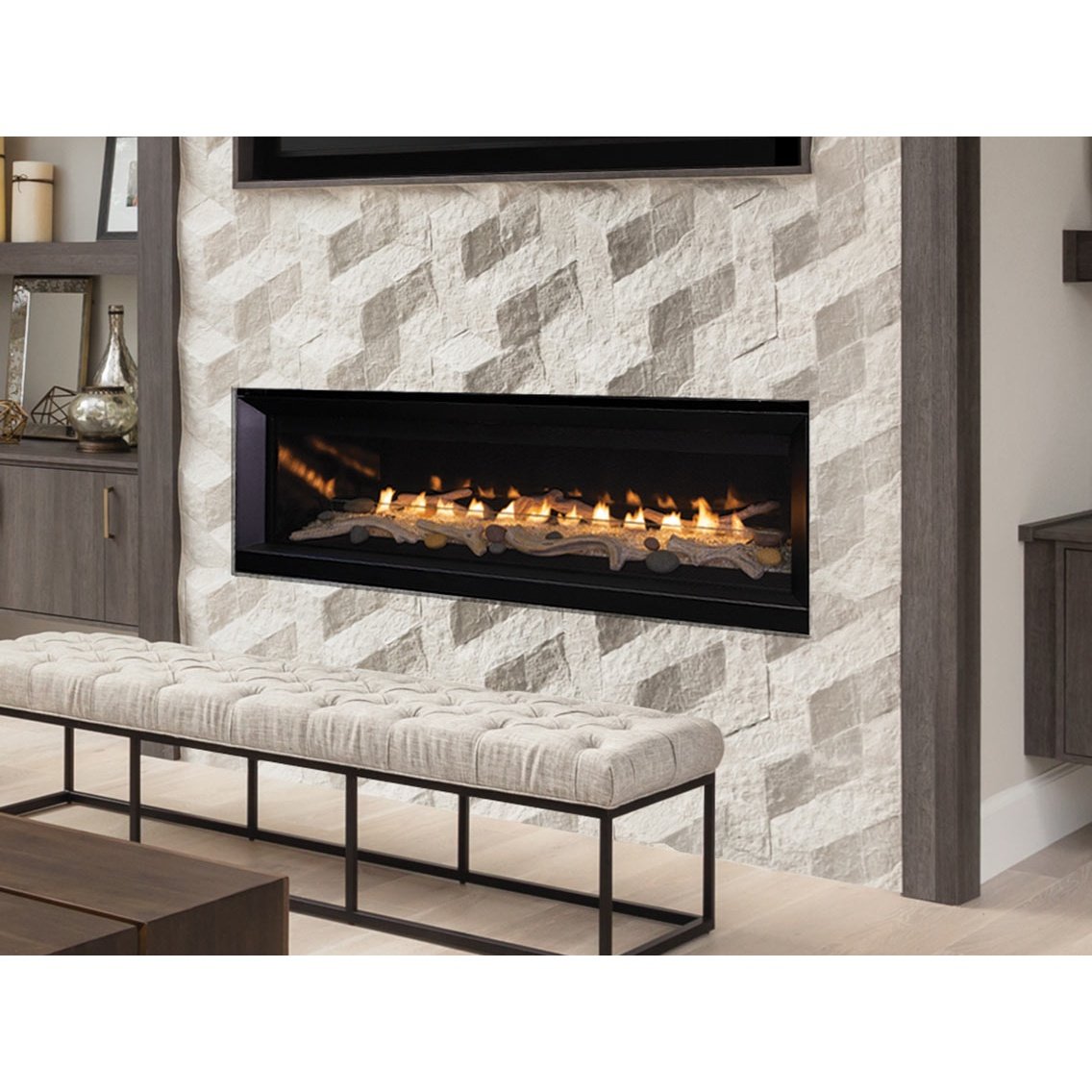 Astria Epsilon LX Linear Contemporary Vent-Free Gas Fireplace