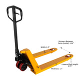 Apollolift Pallet Truck - Standard 5500lbs  48 x 27" Fork - A-1007 - Backyard Provider