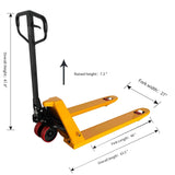 Apollolift Pallet Truck - Standard 5500lbs  48 x 27" Fork - A-1007 - Backyard Provider