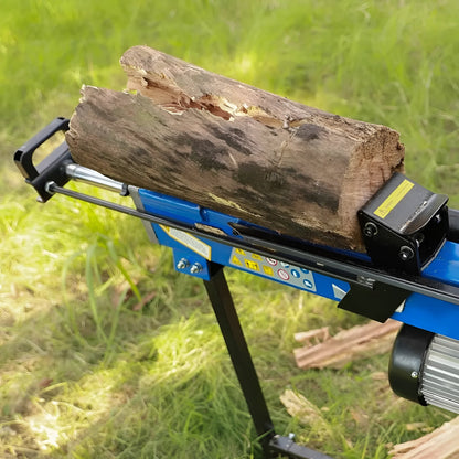 BILT HARD Log Splitter 6.5 Ton with Stand, Wood Electric Powered, Hydraulic Ram, Firewood Splitting Machine Black Stand Wood Splitter - TLA-0102